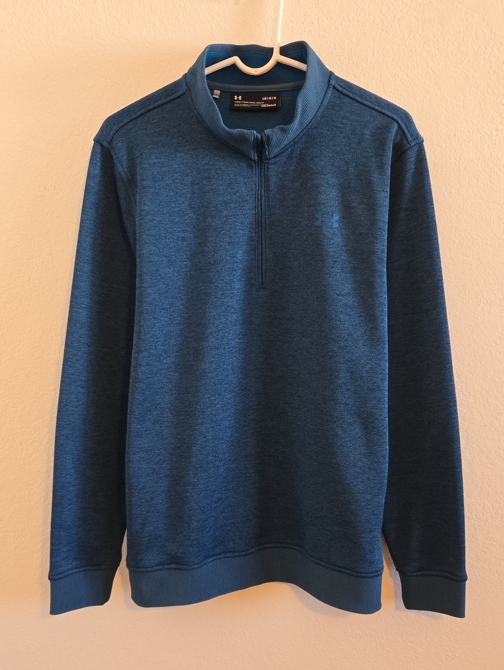 Under Armour Men’s Navy Blue Half-Zip Pullover - Large